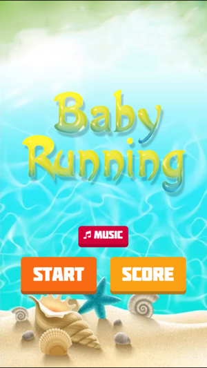 Baby running