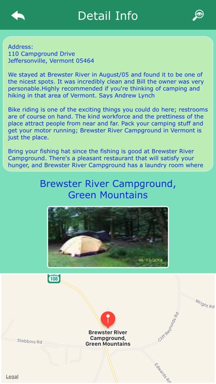 Vermont Campgrounds & Parks