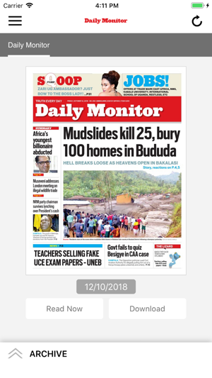 Daily Monitor Epaper App