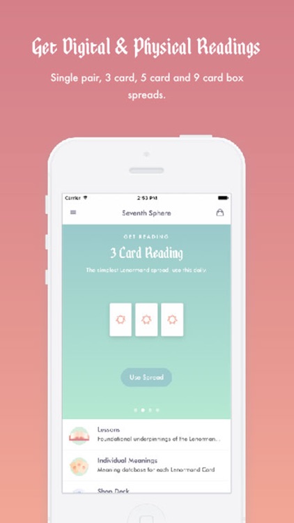 Seventh Sphere Lenormand Tarot screenshot-3