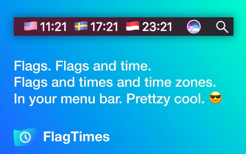 FlagTimes - The time zones app thumbnail 1