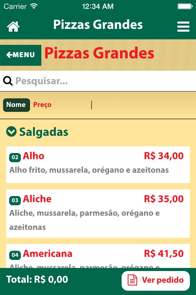 Romana Pizzas Personalizadas screenshot 2