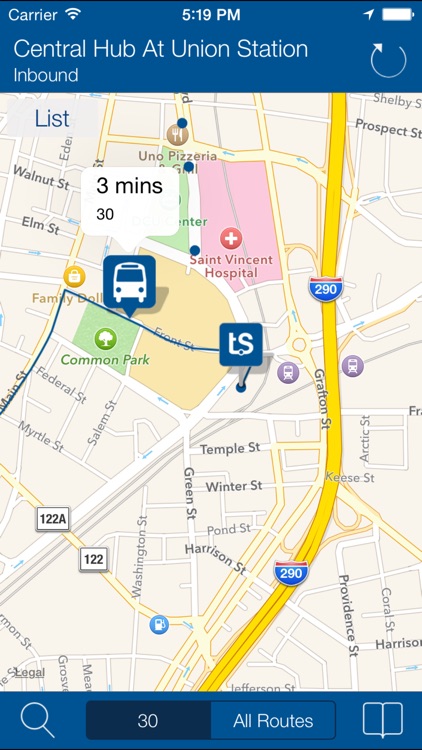 Transit Stop:WRTA Bus Tracker