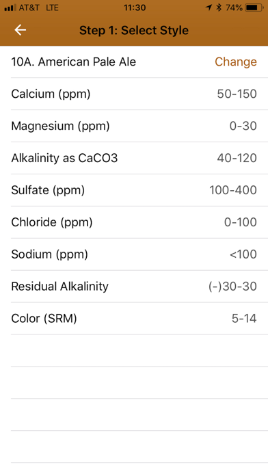 Palmer's Brewing Water Adj App screenshot 3