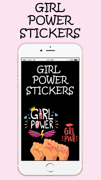 Girl Power Stickers! screenshot 2