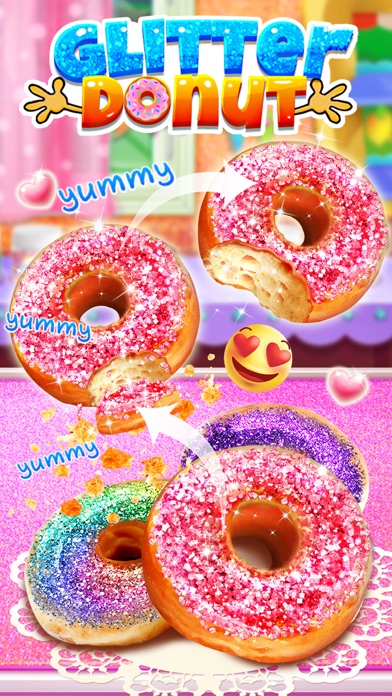 Glitter Donut - Sparkly Food screenshot 4
