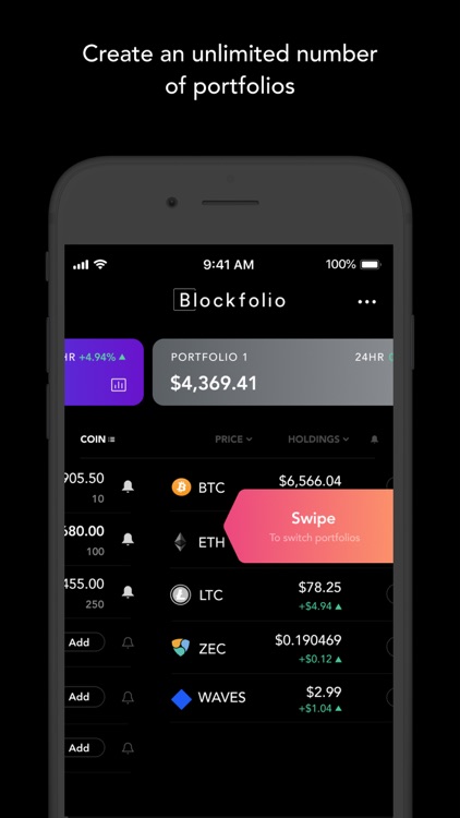Blockfolio - Bitcoin Tracker screenshot-3