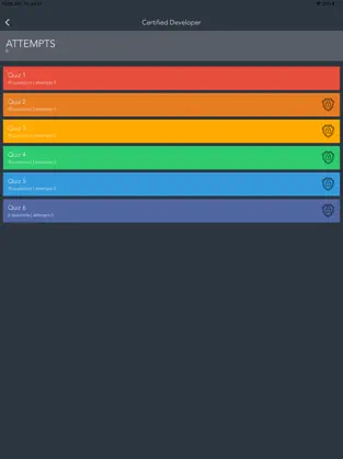 Captura de Pantalla 2 AWS Practice Exams (All Tests) iphone