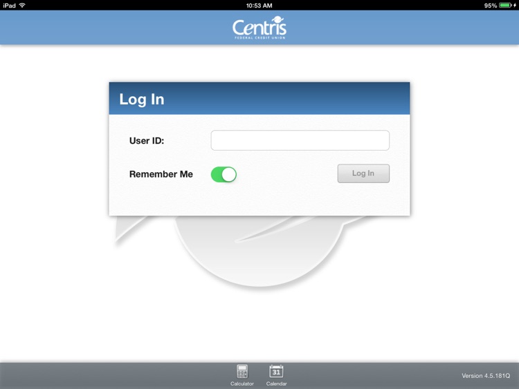 Centris Mobile Banking for iPad