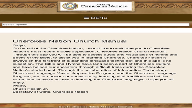 Cherokee Language ChurchManual