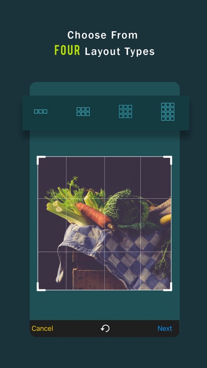 Grid Layout for Instagram