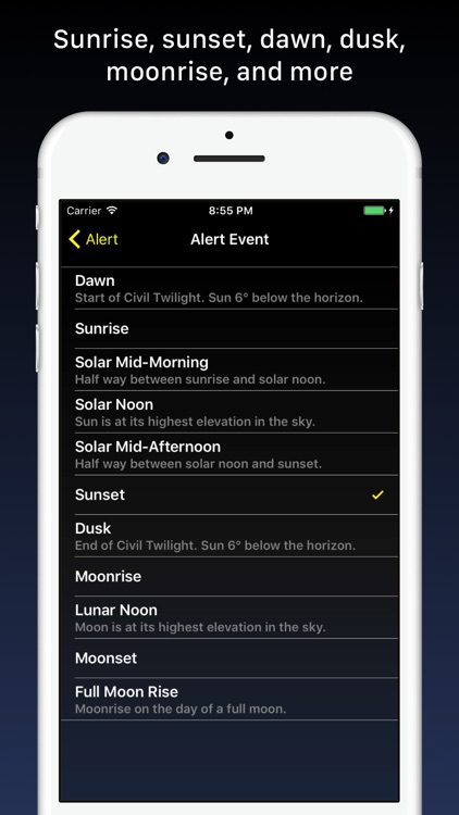 Sundial - Solar & Lunar Times screenshot-3