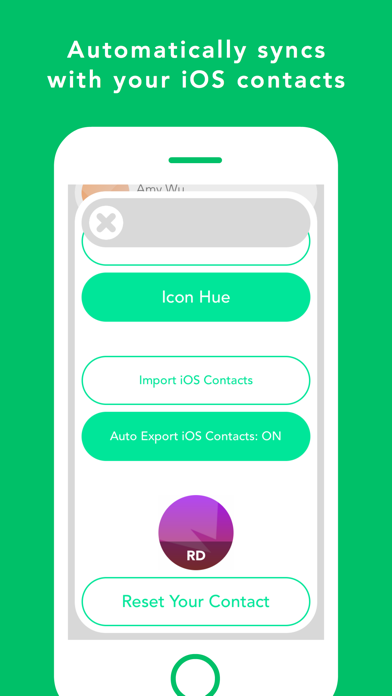 Bubbles - Contacts Simplified screenshot 3