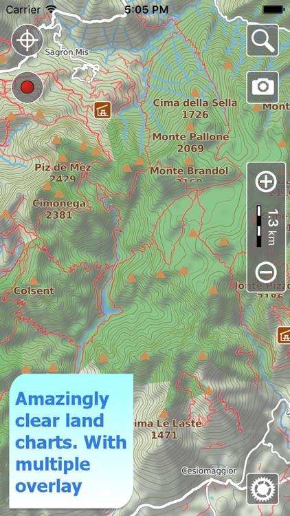 Dolomiti Parks Trails Hike GPS screenshot-0