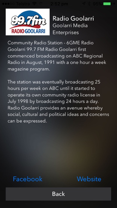 Radio Goolarri screenshot 2