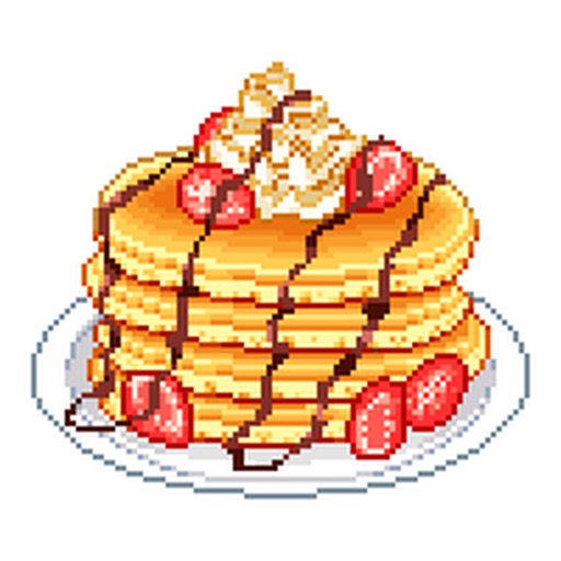 Yummy Pixel - Color by Number Icon
