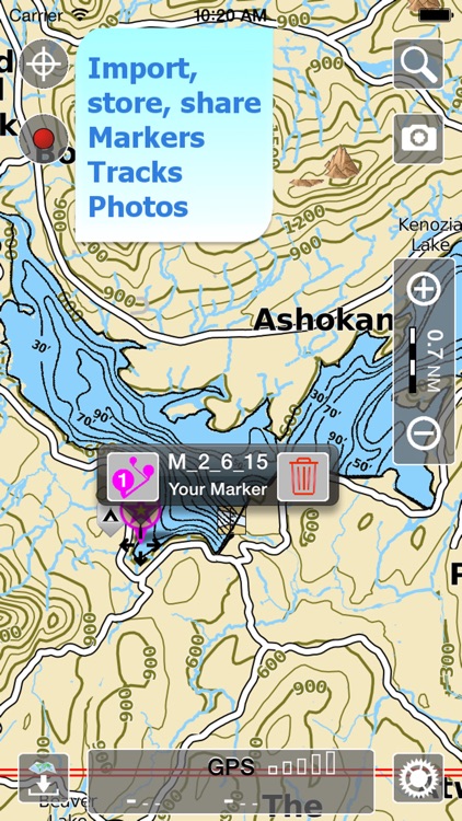 Aqua Map New York Lakes GPS HD screenshot-4