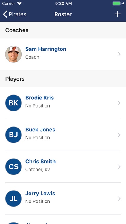 Sports Team Connect