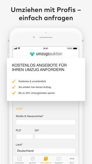 Umzugshelfer für Ihren Umzug(圖6)-速報App