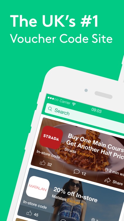 VoucherCodes: Discounts, Deals screenshot-0