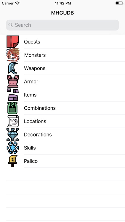 MHGU Database