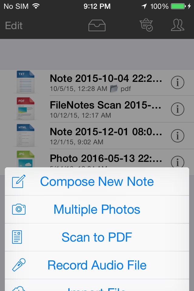 File Notes - Annotate screenshot 2