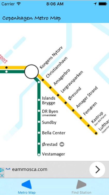Copenhagen Metro Map By Evgeny Isaev