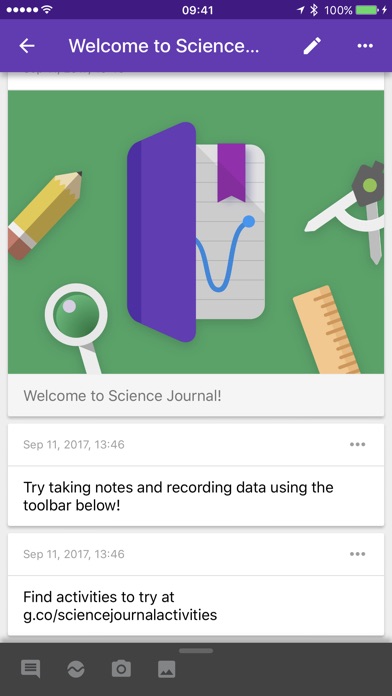 Science Journal by Google screenshot 2