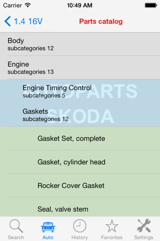 Autoparts for Skoda screenshot 3