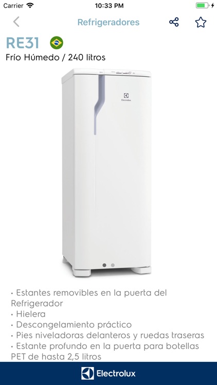 Guía de Productos Electrolux