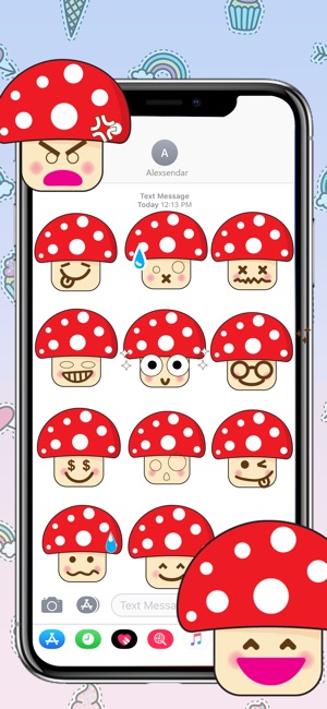 Holiday Mushroom Stickers(圖2)-速報App