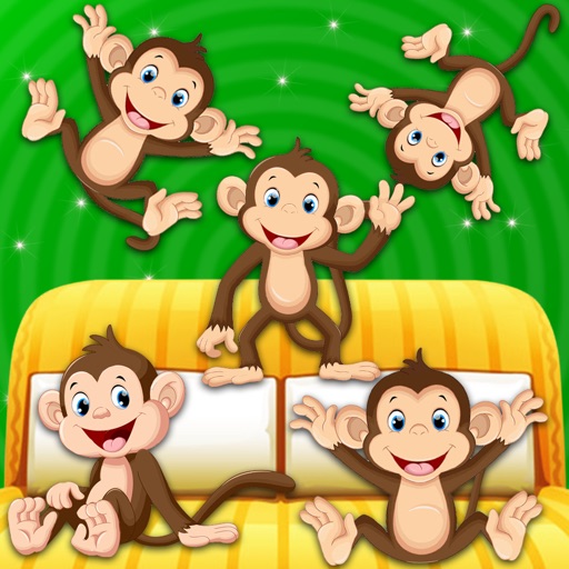 5 Monkeys Rhymes Icon