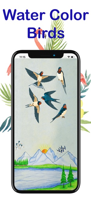 Watercolor Birds Stickers!(圖1)-速報App