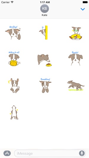 Italian Greyhound Dog Sticker(圖3)-速報App