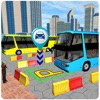 Modern Coach Bus Parking 3D