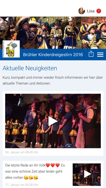 Brühler Kinderdreigestirn 2016