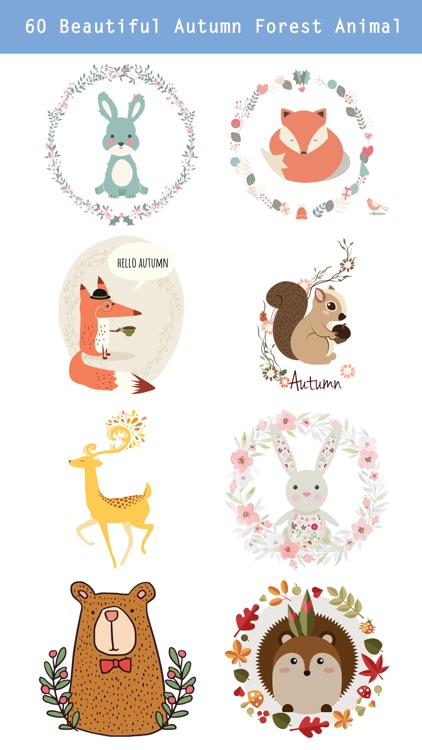 Autumn Love - Animal & Text & Elements Pack