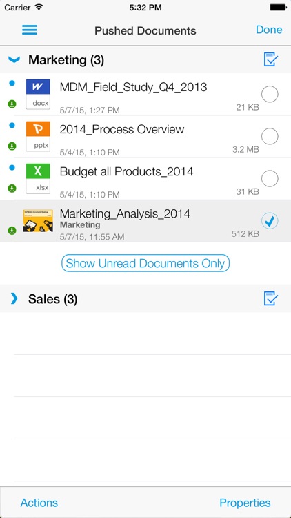 SAP Mobile Documents