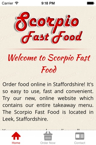 Scorpio Fast Food screenshot 2