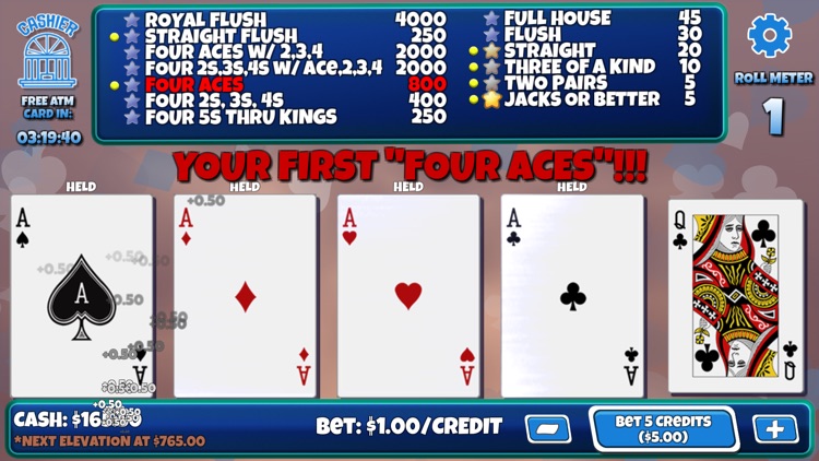 Elevated Video Poker screenshot-4