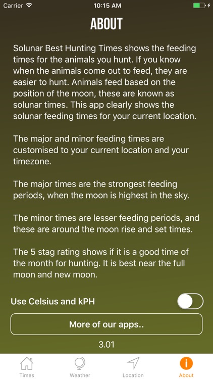 Solunar Best Hunting Times screenshot-4