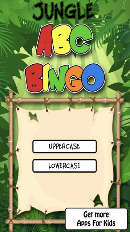 Jungle ABC Bingo