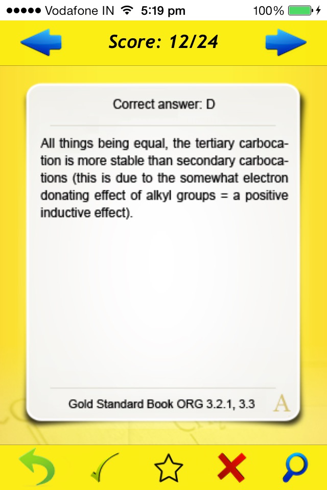 GS GAMSAT Organic Chemistry screenshot 2