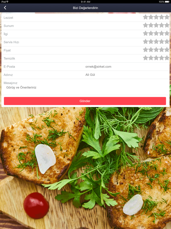 Ömür Şark Sofrası