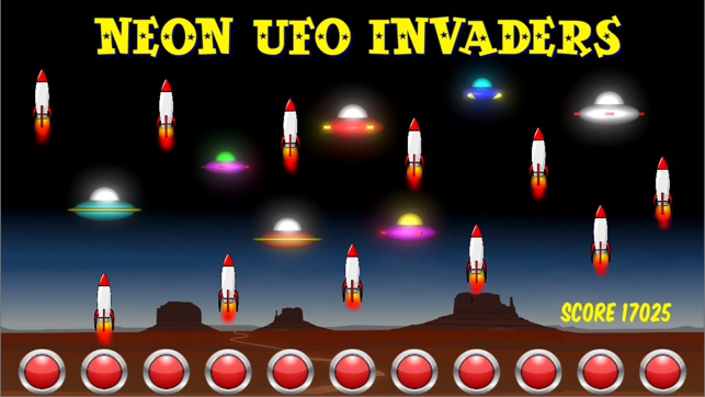 Neon UFO Invaders Pro(圖5)-速報App