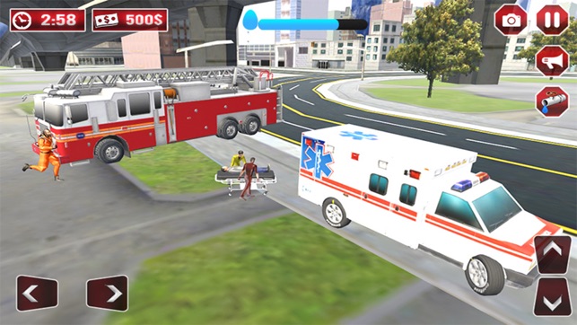 Fire Truck  Rescue Sim 3D(圖3)-速報App