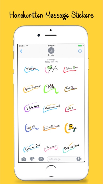 Handwritten Message Stickers Pack screenshot-4
