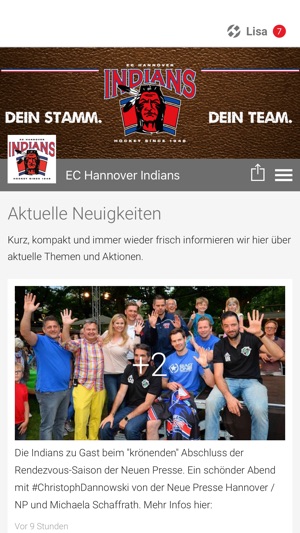 EC Hannover Indians(圖1)-速報App