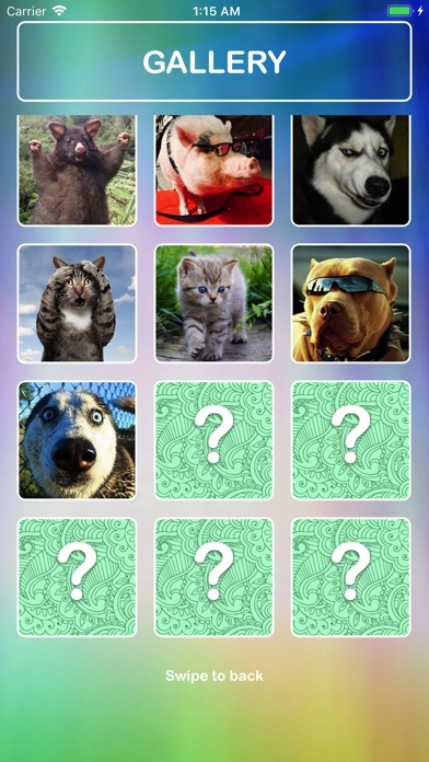 Crazy Animals Memory Cards screenshot 2