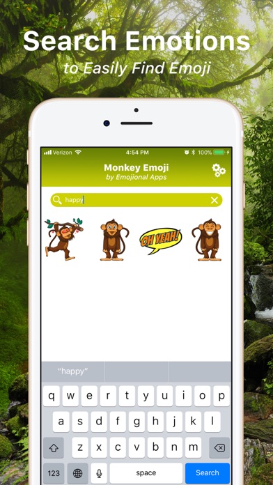 Monkey Emoji Texting Stickers screenshot 4